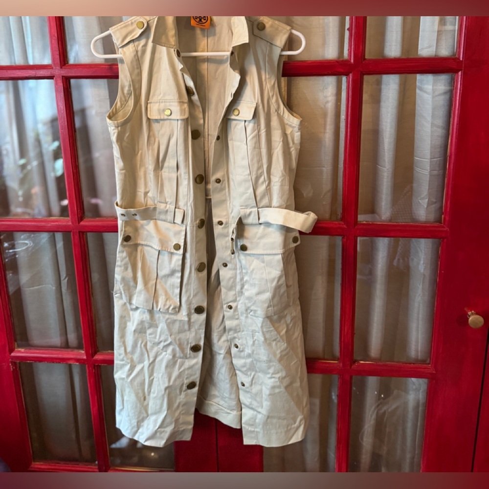 Tory Burch sz 2 “Patricia” safari mini dress